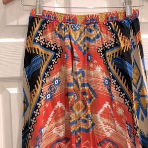 Flying Tomato flowy boho skirt
